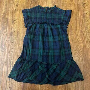 Vineyard Vines black watch plaid dress S